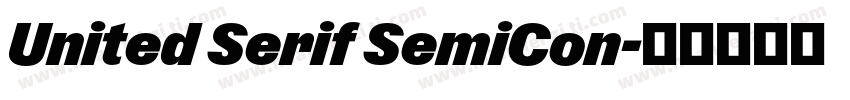 United Serif SemiCon字体转换